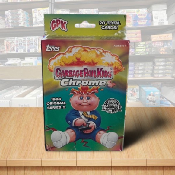 2022 Topps Chrome Garbage Pail Kids Chrome Series 5 Factory Sealed Hanger Box - Picture 1 of 1